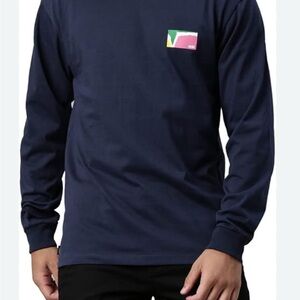 Vans Men's Dark Blue Long Sleeve Tee